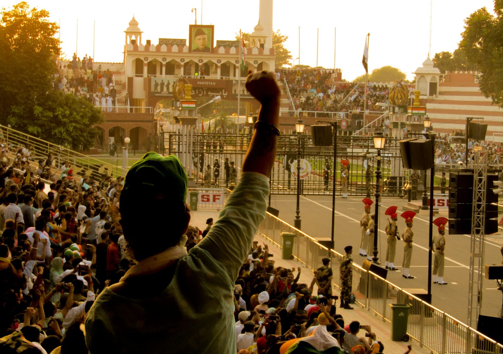 WAGAH BORDER FLAG CEREMONY